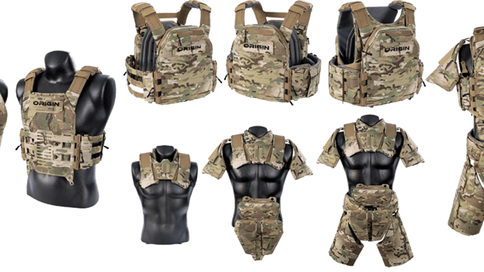 Paraclete’s new Origin system allows officers to create a variety of tactical armor options, including a low-visibility vest, a plate carrier, and a full-protection tactical vest. (Photo: Point Blank Enterprises)[|CREDIT|]