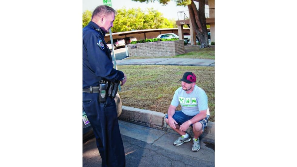 Once the citizen’s liberty is restrained or we prevent the citizen from walking away, we need reasonable suspicion that a crime is or has been committed. [|CREDIT|]Photo: POLICE File