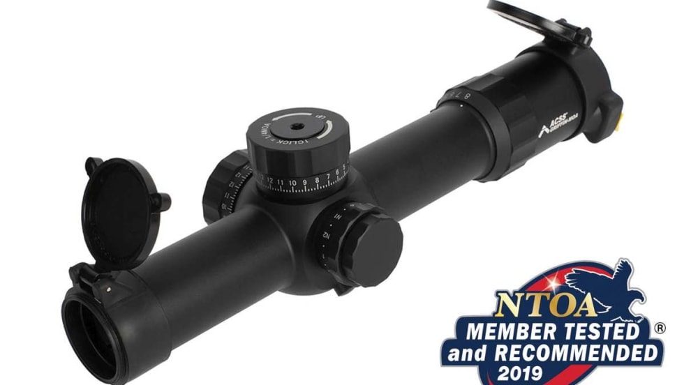 Primary Arms Optics Platinum Series 1-8x24 FFP Rifle Scope with Illuminated ACSS Griffin MOA [|CREDIT|]Photo: Primary Arms Optics