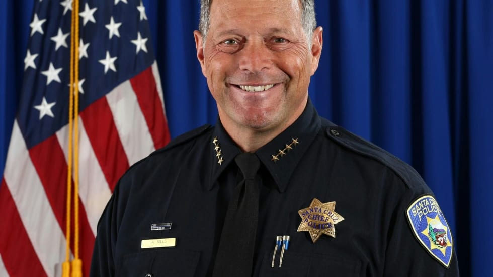 Chief Andrew Mills [|CREDIT|]Photo: Santa Cruz (CA) Police Department
