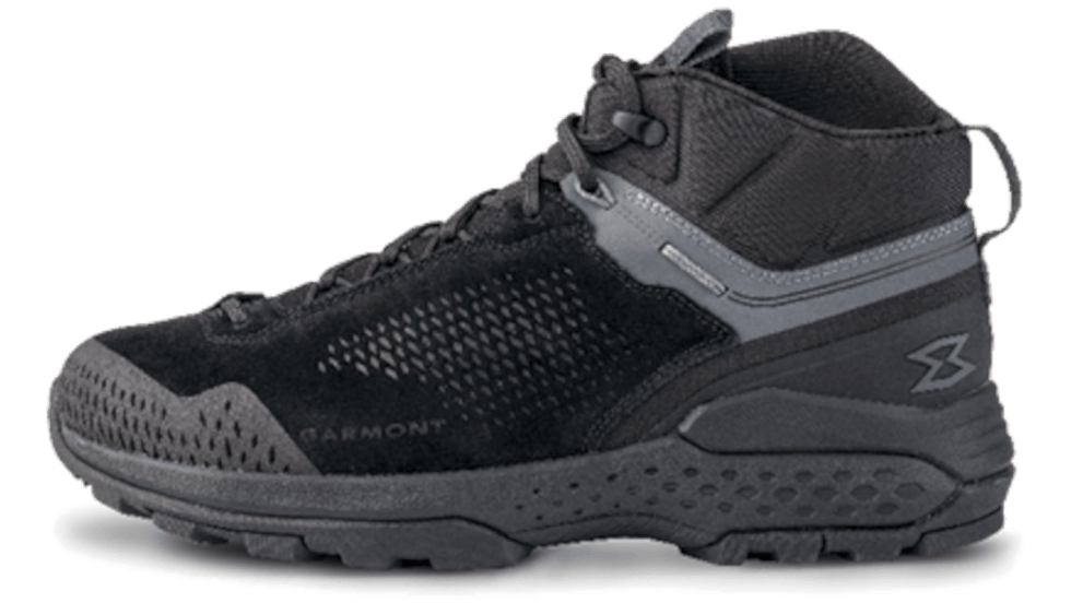 Garmont's T4 Groove G-Dry is a 4-inch suede finish duty shoe with a proprietary waterproof membrane.[|CREDIT|]