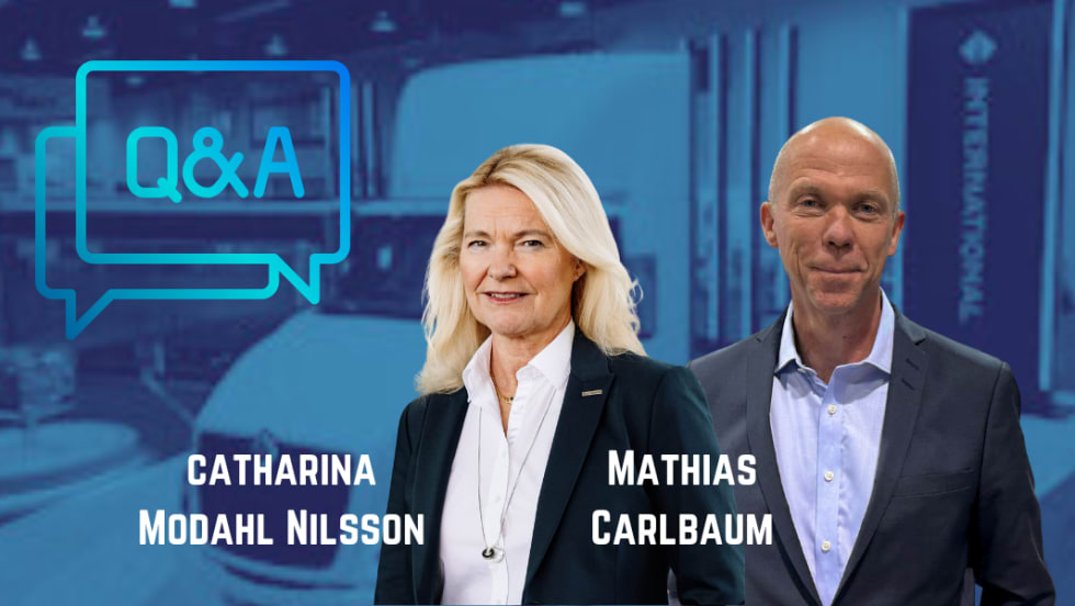Catharina Nilsson and Mathias Carlbaum, International Trucks.