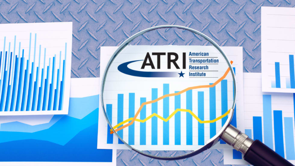 Illustration of charts and graphs and a magnifying glass