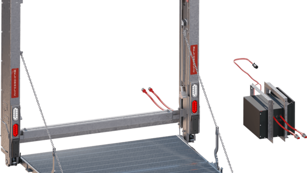 Rise Robotics Beltdraulic all-electric liftgate.