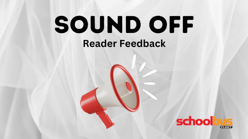 Sound off reader feedback