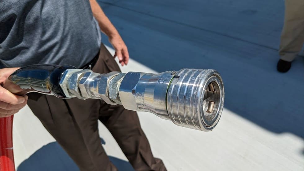 RNG fuel fill hose.