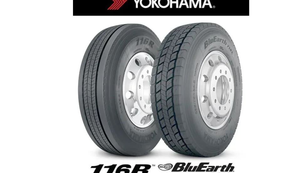 Yokohama 116R truck tire.