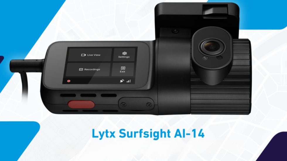 Lytx Surfsight AI-14 dash cam.