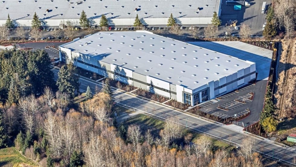 Volvo Group distribution center in Tacoma, Washington. 