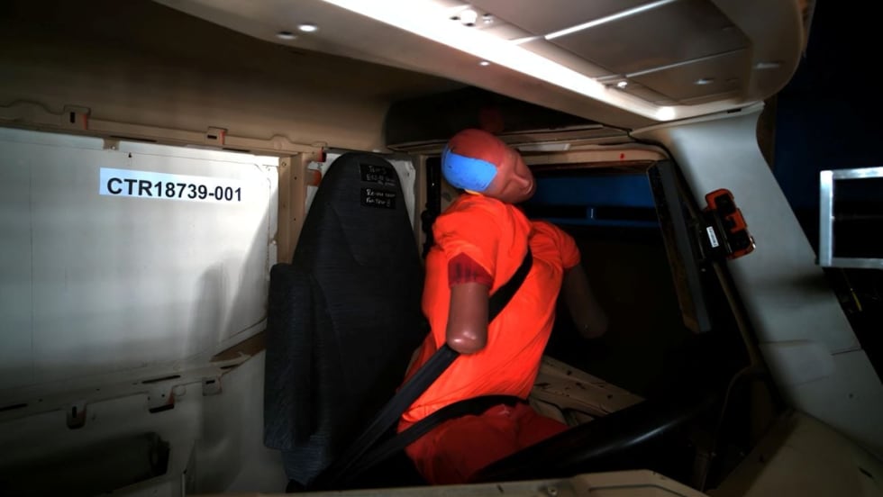 Volvo side curtain airbag.