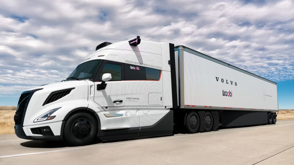 Volvo autonomous truck.