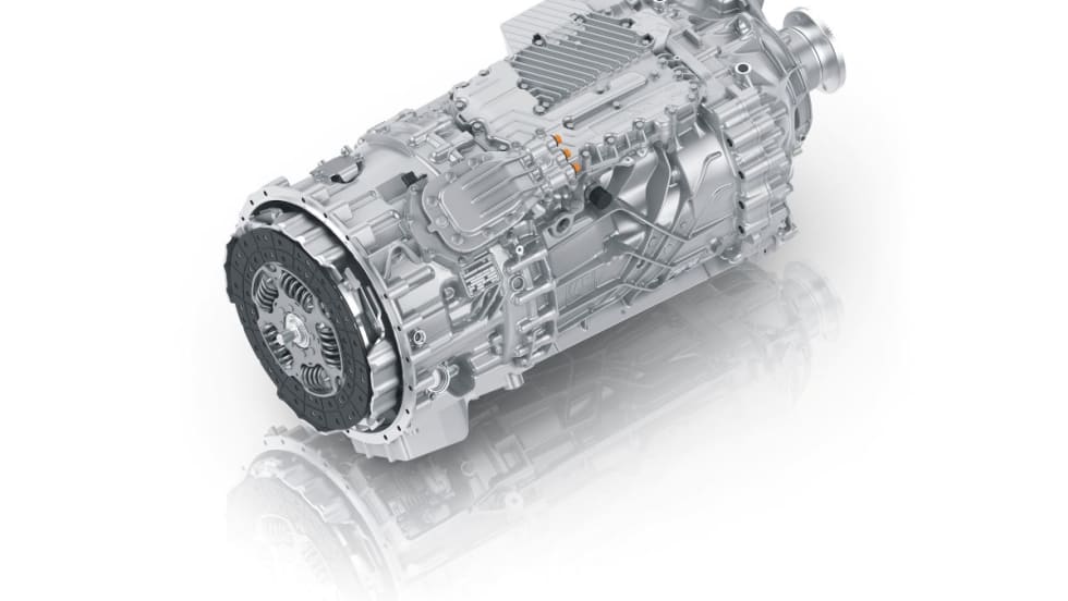ZF Traxon 2 hybrid transmission. 