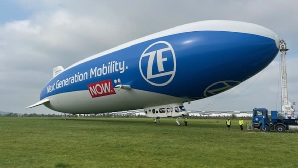 Zeppelin airship.