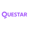 Purple Questar logo on a white background.