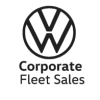 Volkswagen Corporate Fleet Sales logo with the VW emblem above the words 'Corporate Fleet Sales' in black text.