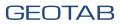 blue logo with the word "geotab"