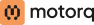 Motorq logo with M inside orange box
