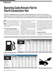 2016 Operating Costs Statistics