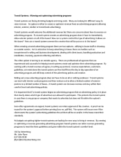 Transit Systems: Allowing and optimizing advertising programs