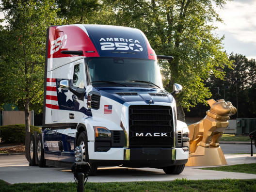 Mack Unveils America 250 Tribute Truck to Celebrate Nation's