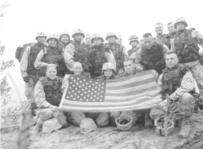 A black and white photograph of the 367th Engineer S3 Unit.