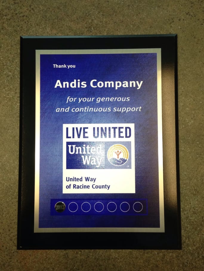 Andis Raises Record Funds for Racine County United Way