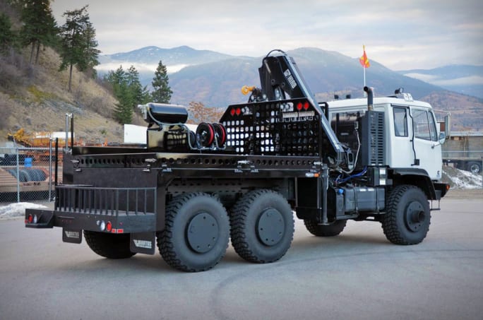 Acela Monterra 6x6 with specialty upfits