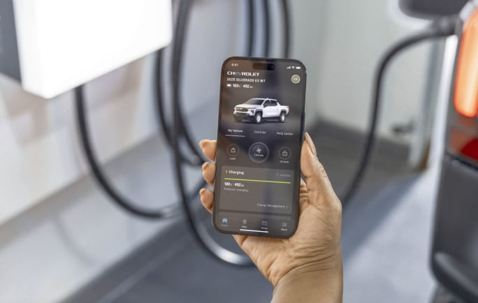 2025 Chevrolet Silverado EV myChevy app