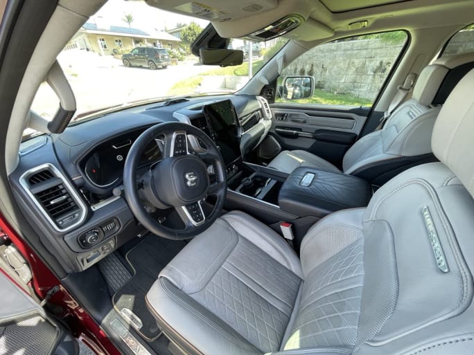 Interior of 2025 Ram 1500