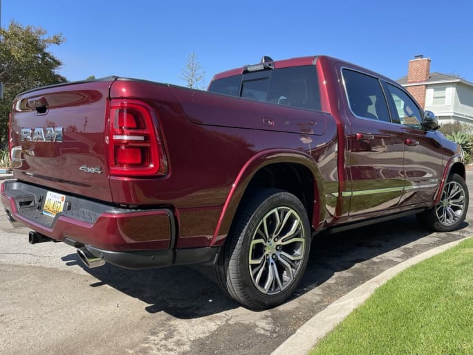 Rear 3/4 of 2025 Ram 1500