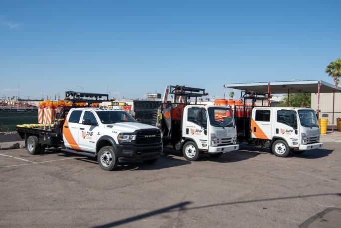 AWP Safety truck fleet