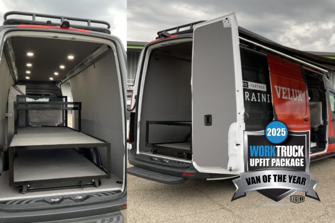 2025 Van Upfit Package of the Year winner. 