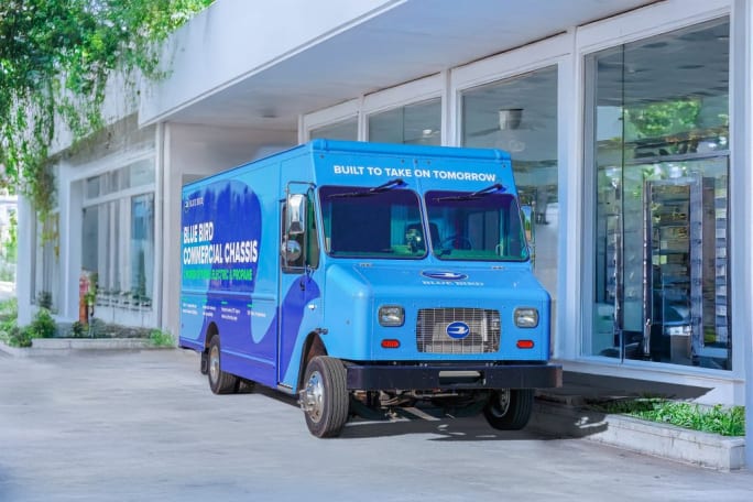 Blue Bird electric medium-duty truck
