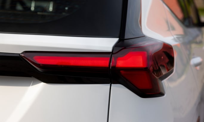 Rear view of the 2027 Chevrolet Bolt EV featuring redesigned tail lamps.