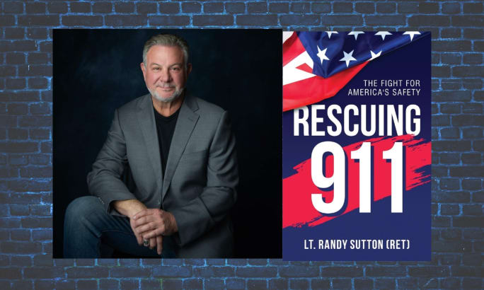 Book cover for 'Rescuing 911' by Lt. Randy Sutton, with author portrait