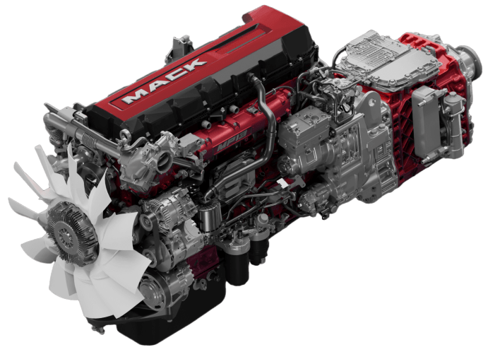 Illustration of New MP13 diesel engine