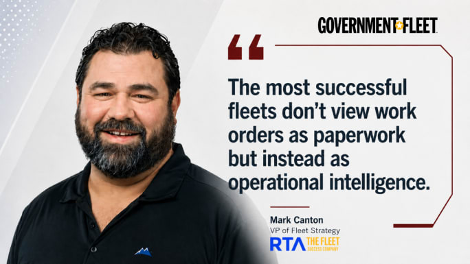 Portrait of Marc Canton, VP of Fleet Strategy at RTA, alongside a quote that reads: