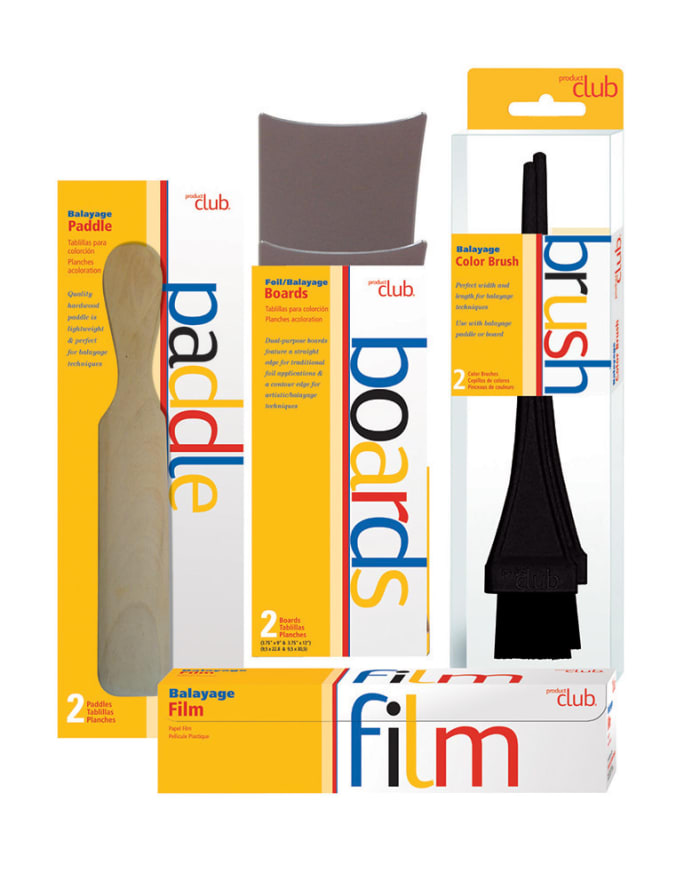 Balayage Brush, Paddle, Boards and Film From Product Club