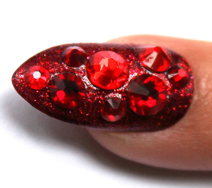 HOW-TO: Pink (or Red) Panther Nails