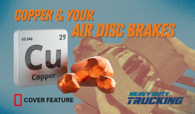 Copper Brake Pads Under Pressure
