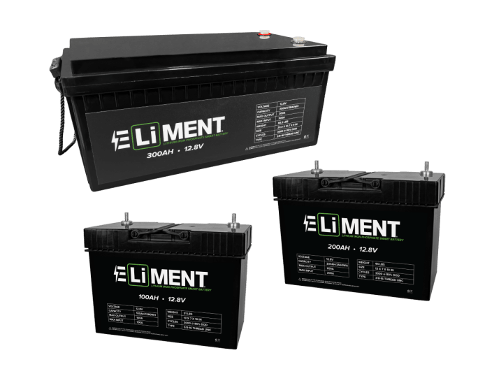 Photo of three Vanair truck batteries