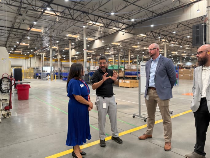 Touring ENC facility