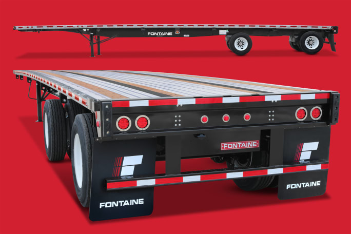 Fontaine Impact flatbed trailer