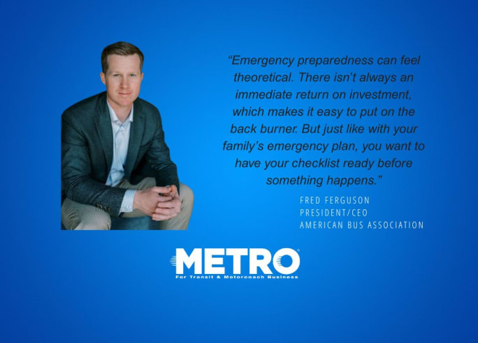 Fred Ferguson, President/CEO of the American Bus Association