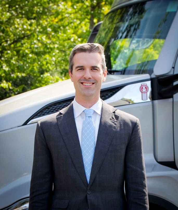 Peter Ahrens, Kenworth general manager and Paccar vice president. 