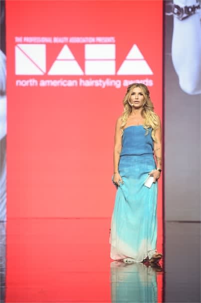 The finished look on stage at NAHA.