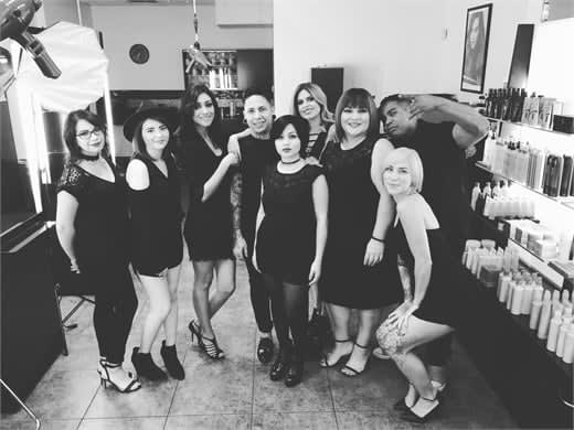 The team from 360 The Colour Bar Salon in El Paso, TX.