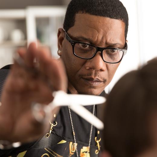 Antonio Heath, owner of Tonsorial Studio in Birmingham, Michigan