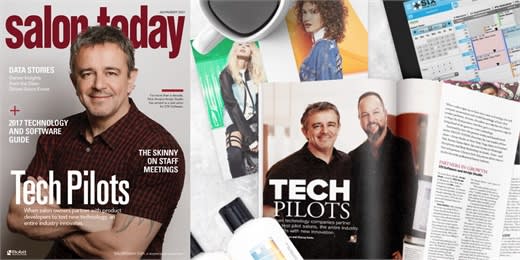 The Salon Today cover feature on Nick Arrojo and STX Software.