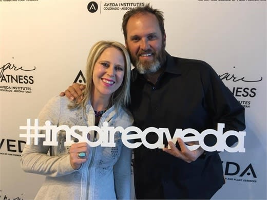 Lisa and Dale LeMonds, owners of the Aveda Institute Phoenix.